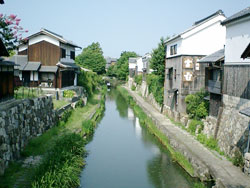 近江八幡の古い町並み